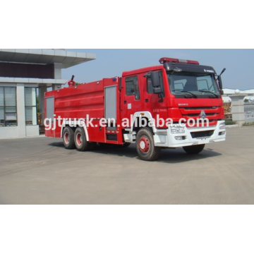 SINOTRUK HOWO 4 * 2 Laufwerk Wassertank Feuerwehrwagen